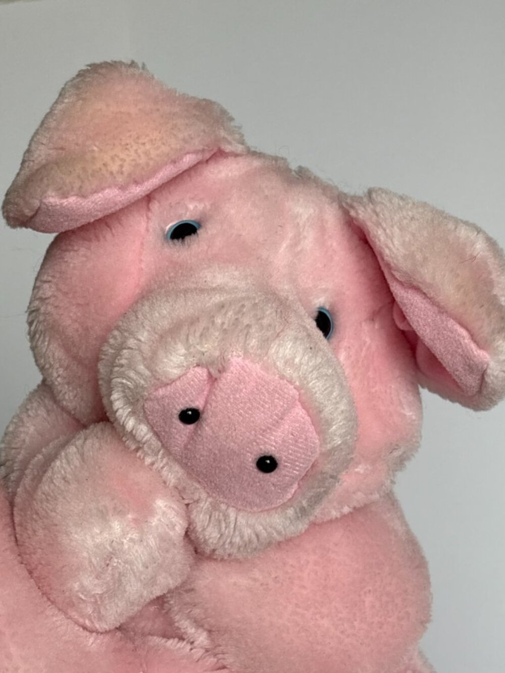 Pig Hand Puppet Plush Pink 10 Inch Farm Stuffed Animal Toy by Anya? Vintage